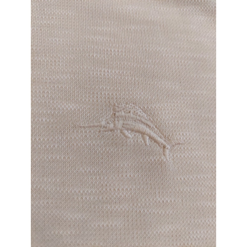 Tommy Bahama Men's Crew Neck Short Sleeve Slub T Swordfish Coconut Cream M NEW! - Picture 9 of 9